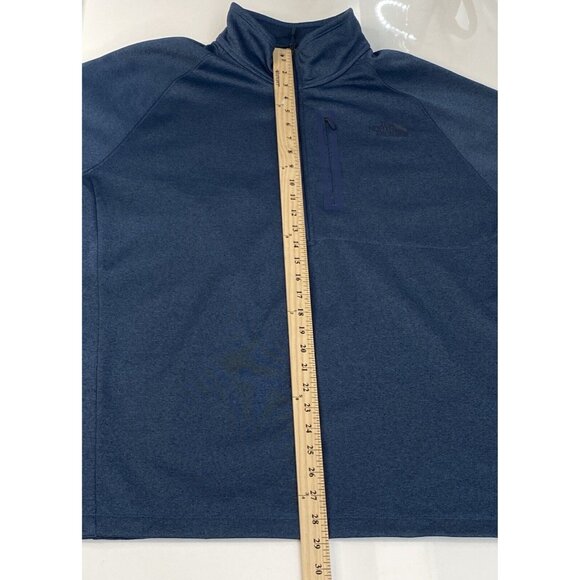 The North Face Men’s 2XL Canyonlands ½ Zip Fleece Lined Blue Heather Outdoor LS - Picture 12 of 16